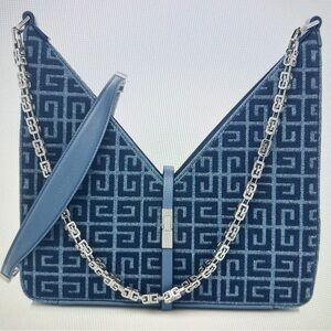 Givenchy denim cutout shoulder bag